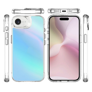เคสโทรศัพท์มือถือทีพียูเคลือบสีแฟชั่นสำหรับ16E iPhone 17 17Air 16 PRO MAX 14 15 16 PLUS เคสแข็งด้านหลัง - Product Image 1