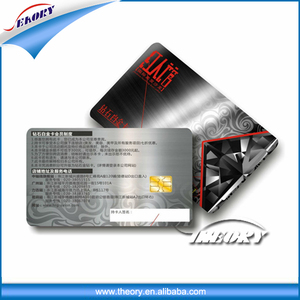 热卖SLE4442芯片定制智能塑料卡预付卡 - Product Image 2