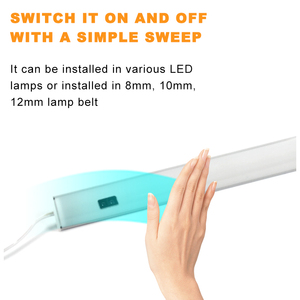 DC12V/24V 3A 8mm Smart <strong>Built</strong>-<strong>in</strong> cabinet wardrobe Led Light Infrared Hand Sweep Wave <strong>Sensor</strong> Switch led dimmer <strong>module</strong> PCB Board - Product Image 3