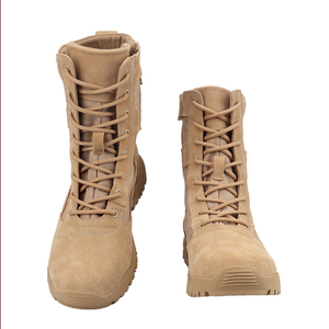 Trọng Lượng Nhẹ Thoáng Khí Ngoài Trời Nhà Máy Da Lộn Không Thấm Nước Da Khởi Động OEM ODM Tùy Chỉnh Người Đàn Ông Của Chiến Thuật Khởi Động - Product Image 4