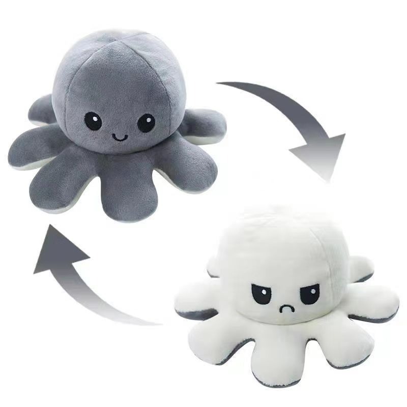 White to gray
