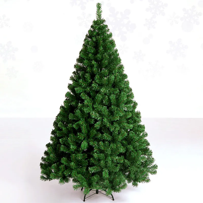 Prezzo all'ingrosso vendita calda all'aperto Indoor Home Decor 6Ft PET Pine Needle PVC albero di natale