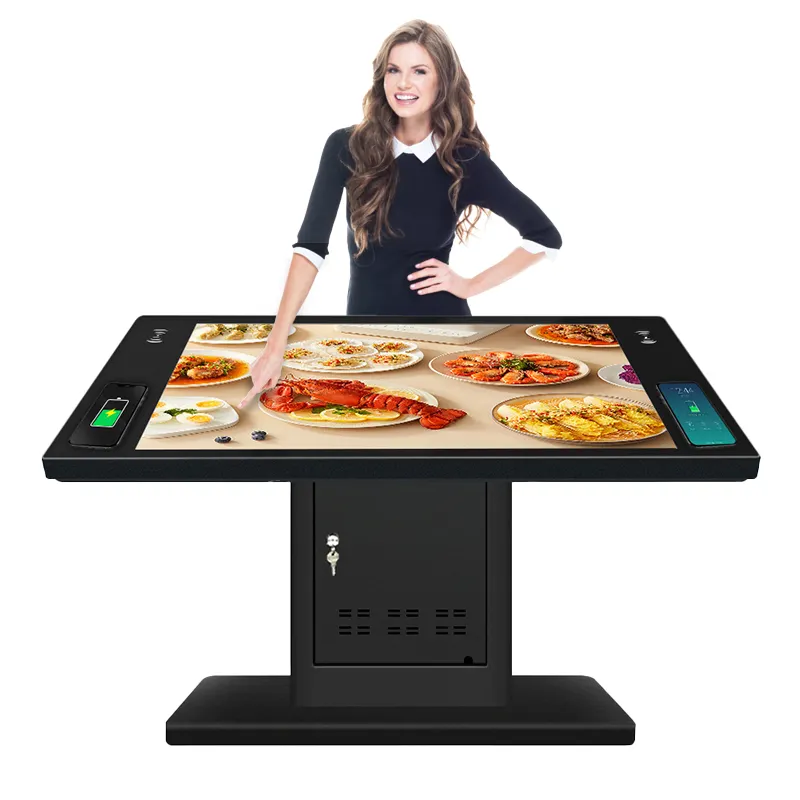 Touchscreen interattivo Smart tavolo LCD pubblicità Display Multi Touch Screen chiosco per Bar tavolo/conferenza