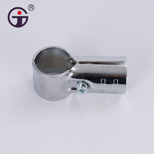 Conector de varilla de alambre en forma de T de tubo recubierto de plástico cromado resistente al desgaste de 2,3 MM para sistema de tubo delgado de OD 28MM - Product Image 3