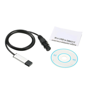 <strong>USB</strong> to <strong>DMX</strong> <strong>Interface</strong> Adapter <strong>Controller</strong> DMX512 for PC Stage <strong>Lighting</strong> <strong>Controller</strong> Dimmer - Product Image 1