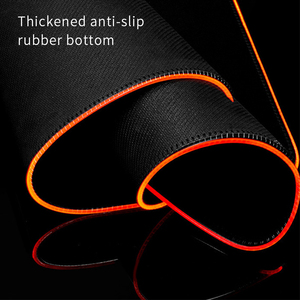 Fabrika fiyat büyük sümen Mousepad Pad RGB LED siyah oyun klavyesi ve Mouse Pad Mat oyun - Product Image 4