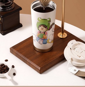 Dễ thương phim hoạt hình gốm nội thất cốc cà phê 316 thép không gỉ phích cốc xuất hiện cao cấp nam và nữ sinh viên xách tay - Product Image 2