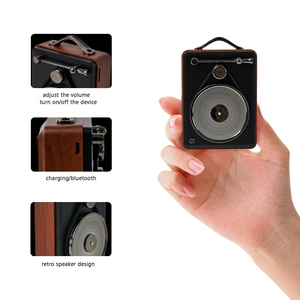 Source Factory Vintage Vinyl Record CD Player Bluetooth Speaker Mini Gramophone Small Sound <strong>System</strong> - Product Image 2