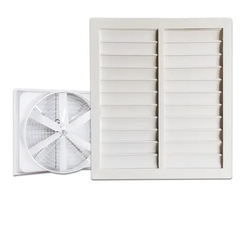 Volet de fenêtre en PVC d'atelier de haute qualité pour le refroidissement et la ventilation