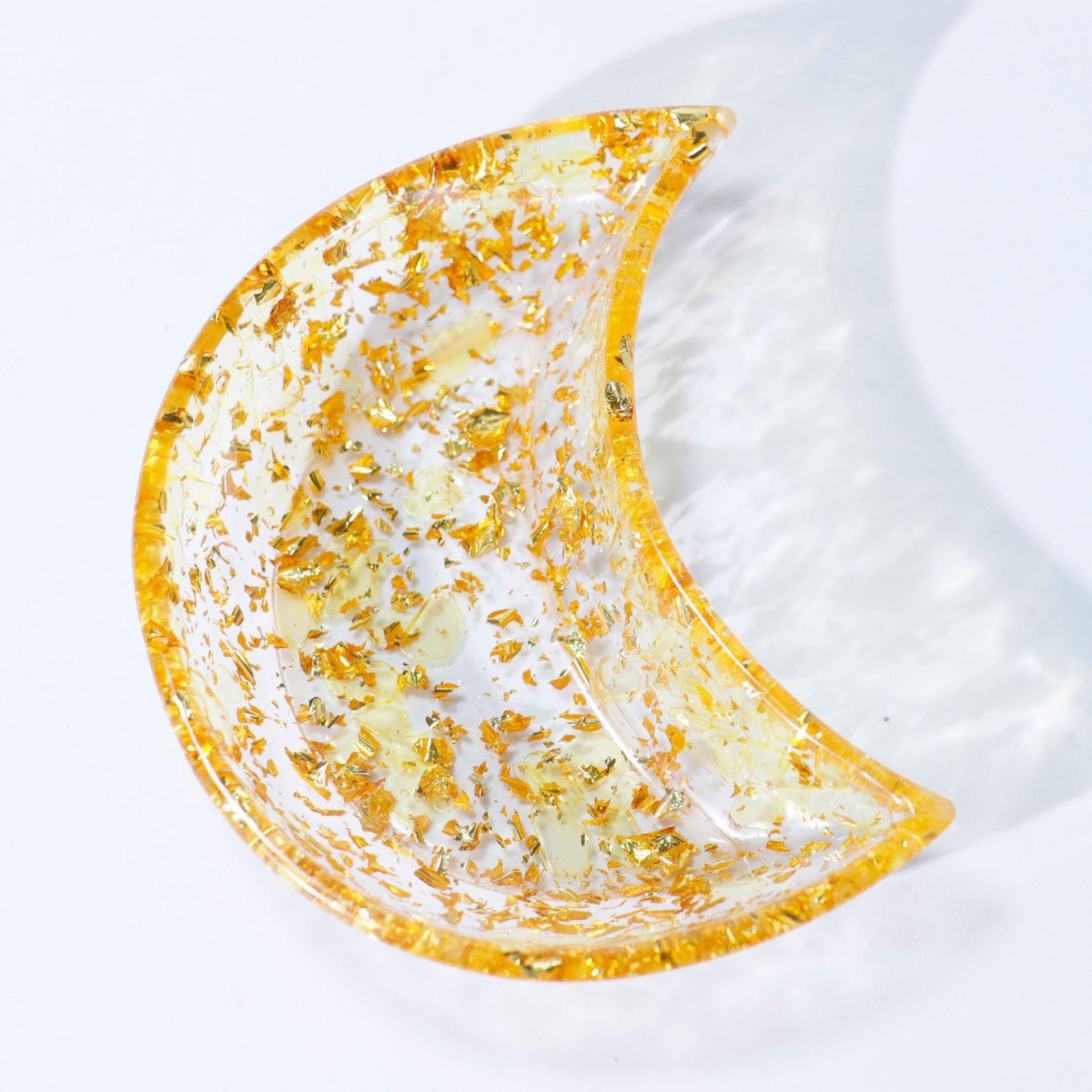 Yellow crystal gold leaf