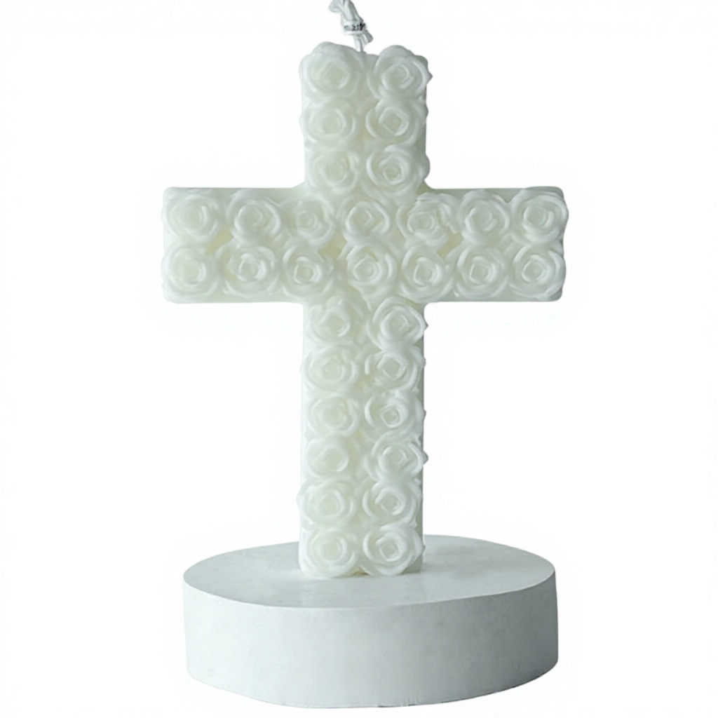 Rose Cross White - Vanille française