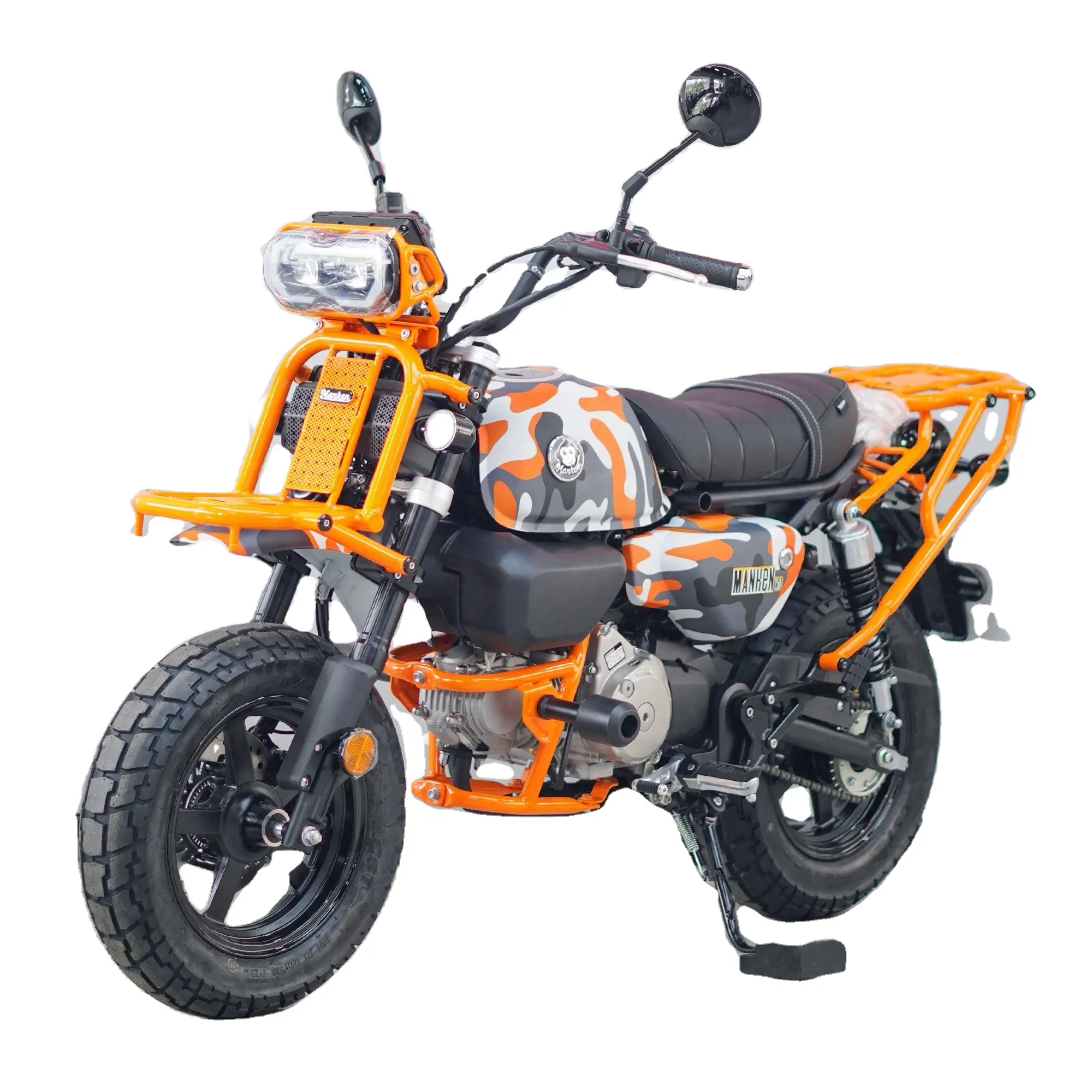 Desain baru sepeda motor Trail Manken motor Mini skuter bensin Off-Road 150cc roda tiga Homologated