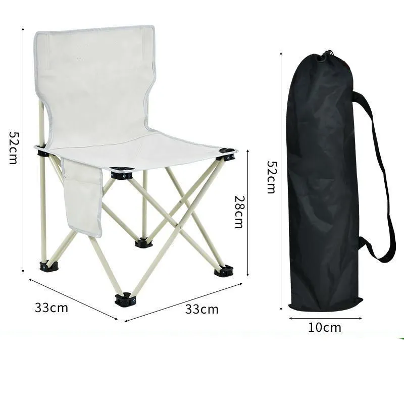 Korea camping gear fishing small foldable folding outdoor camping picnic chair portable table and chair bench wholesa