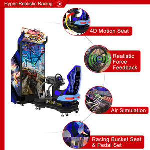 Storm Racer 2 Simulatore di Guida a Gettoni Macchina Arcade Simulatore di Corse Automobilistiche Gioco Arcade di Corse Automobilistiche Macchina da Divertimento - Product Image 3