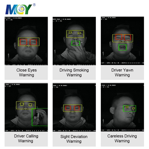 MCY พฤติกรรมไดร์เวอร์การตรวจจับกล้อง AI ระบบเตือนการง่วงนอนการง่วงนอนพร้อมการบันทึก - Product Image 5