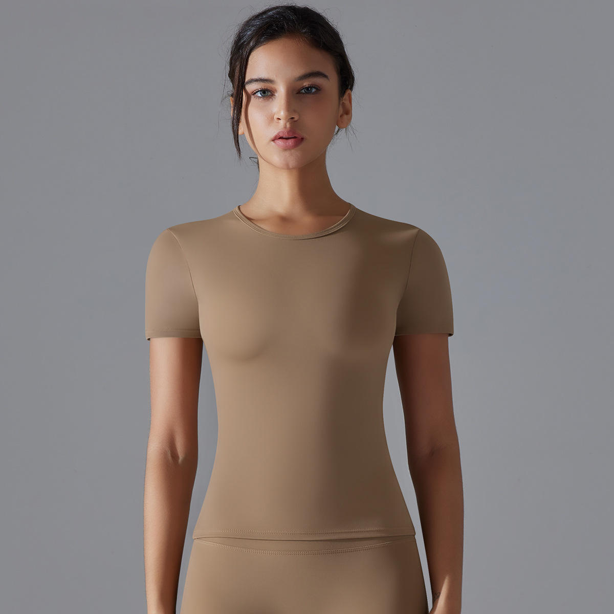 6663 Short Sleeve-Dark Gray