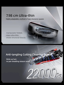 Borock Saros Z70 robotlu süpürge 22000Pa güçlü emiş islak kuru paspas Ultra ince ev/ticari/açık temizleme Tech - Product Image 2