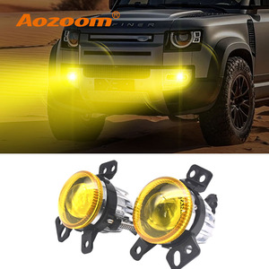 Land Rover Defender için Aozoom sis farları modifiye sarı sis farları 2 inç LED projektör sürüş yardımcı ışık Led spot - Product Image 1