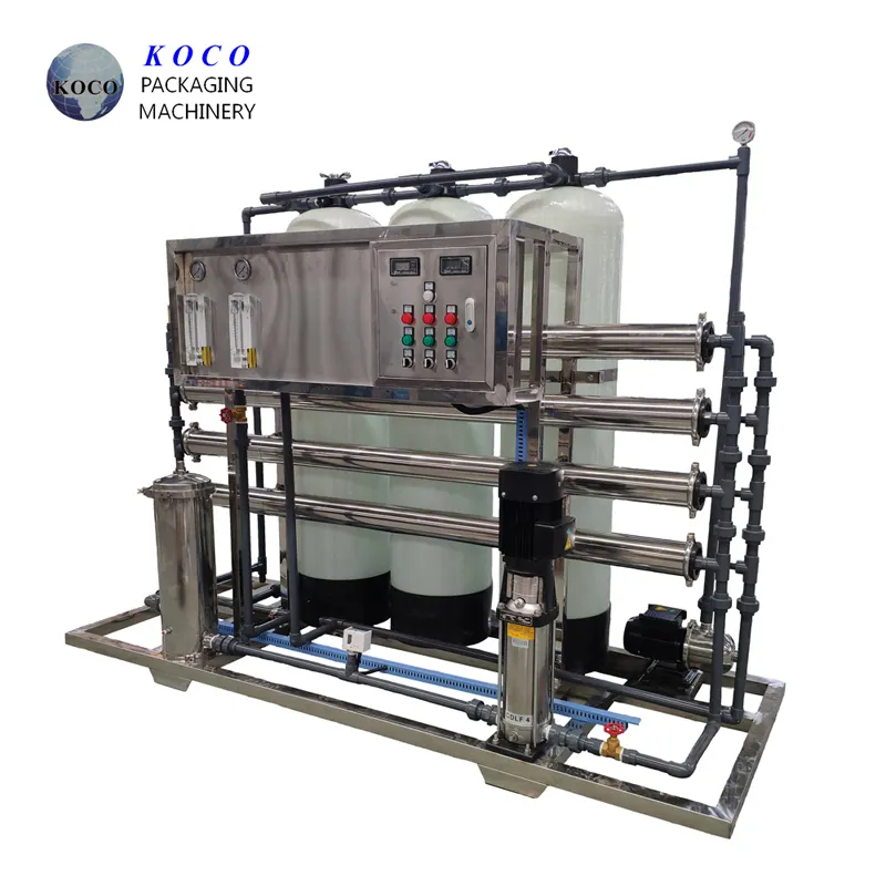 KOCO 2T sistem Deionizer air Osmosis terbalik/perawatan air karbon aktif/pemurni air militer