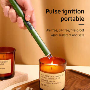 recargable USB sin llama Multifuncional personalizado al por mayor encendedor de velas arco eléctrico - Product Image 4