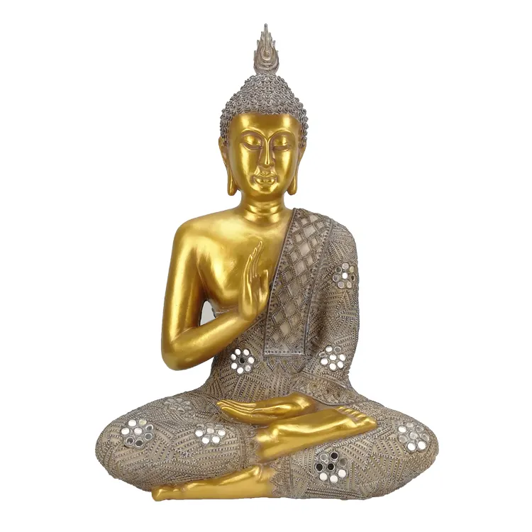 BSCI-zertifizierte Poly resin Zen Garden Buddha Statue Harz Buda Skulptur Homedecor Yoga Meditation Tisch dekoration Haushalts waren