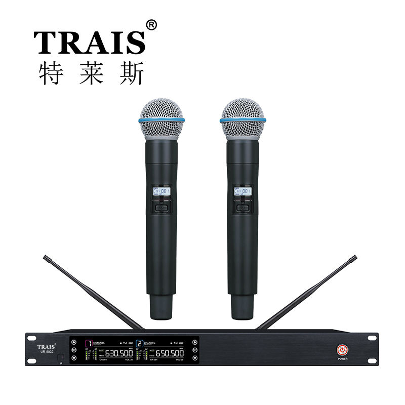 ไมโครโฟนมือถือสีดำ 2