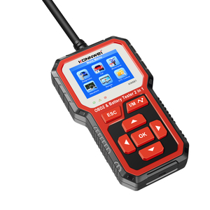 Universal-Autokodeleser und 12V-Akku-Tester OBD2 Scanner 2-in-1 Auto-Diagnostik OBDII EOBD Scanwerkzeug O2 Sensor Motor-Tester - Product Image 4