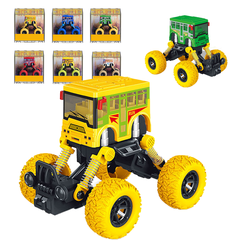 6 autobus (mélange de 6 couleurs)