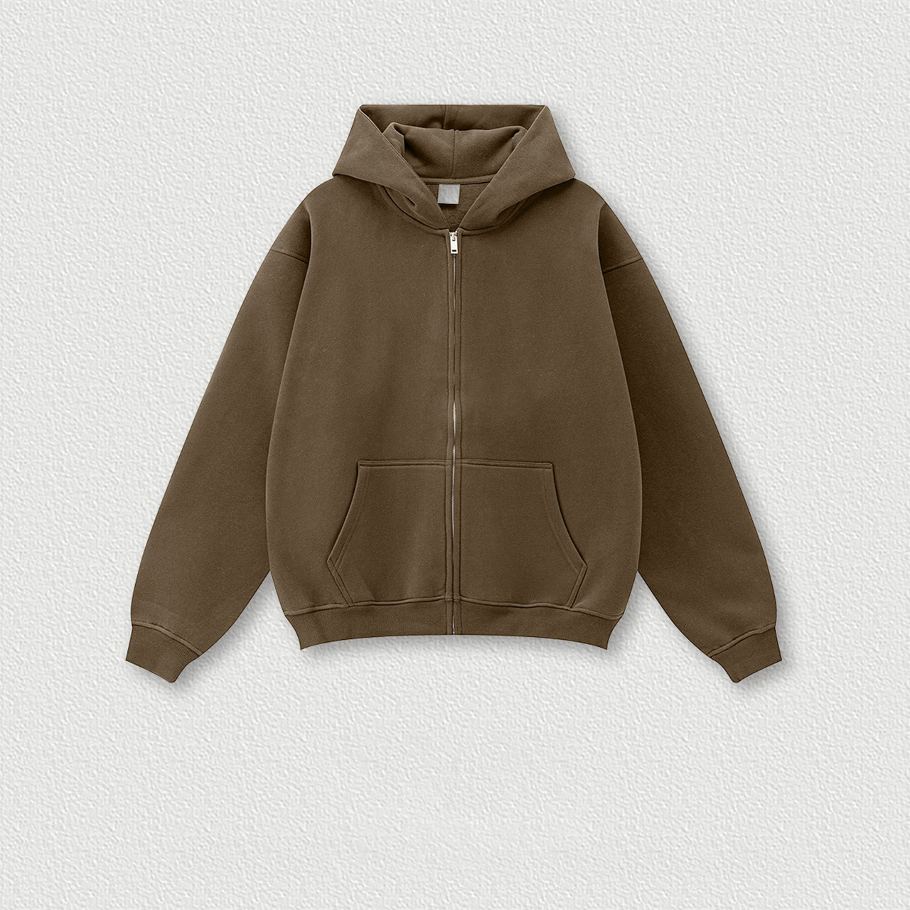 Brown hoodie