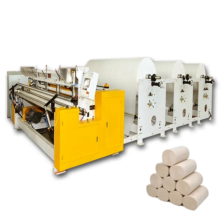 Ligne de Production automatique de papier hygiénique de soie machines de Production de rouleau de papier hygiénique avec le prix usine