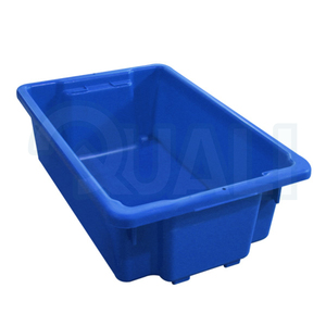 חומרים בתולה quali tubs פלסטיק אמבטיות מזון בשר צהוב