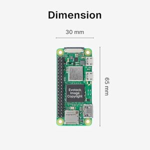 AIsmartlink 2WH Zero case LCD 2040 pantalla Header Quad-Core 1GHz CPU 512MB RAM 40 GPIO CSI Cámara Raspberry PI zero 2 W tablero