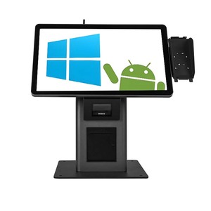 21.5-Inch Capacitive Touch Screen POS Kiosk with Scanner and Printer