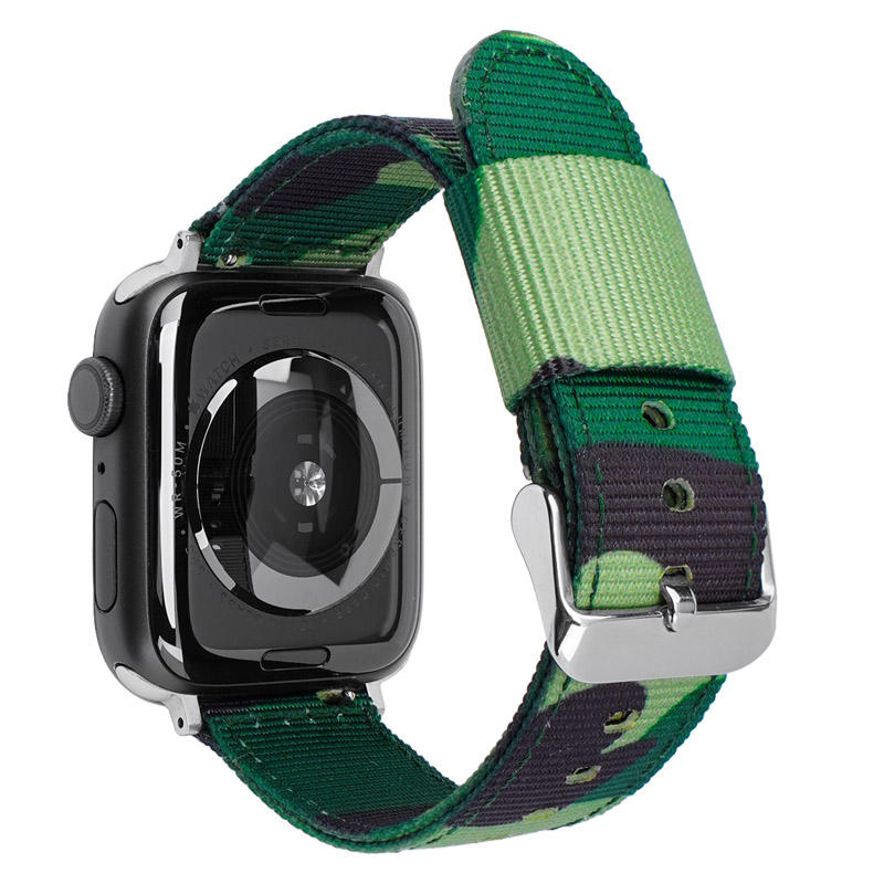 Fibbia verde+argento