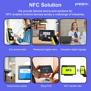 Pantalla táctil de Android código QR linux windows RFID NFC Tablet GPRS Android pos terminal EMV Android con tarjeta SIM WIFI NFC Tablet - Product Image 6