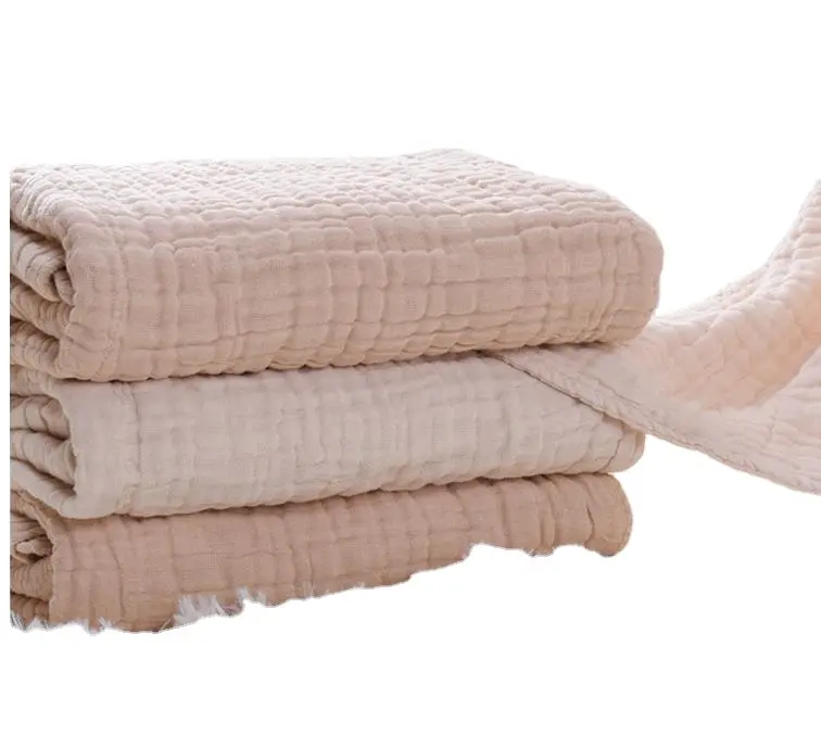 FuYu 2023 Dobrado Cobertor Do Bebê Algodão Conforto Tecido cobertor Infantes Toddlers' Bedding Berço Stroller Baby Shower