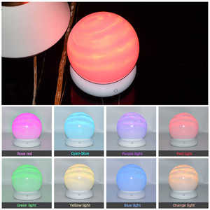 2025 RGB Dimmable hiện đại USB điều khiển từ xa phòng nhà trang trí nội thất đại dương sóng Máy chiếu <span class=keywords><strong>LED</strong></span> ánh sáng ban đêm bầu không khí Đèn bàn - Product Image 4