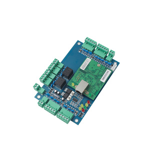 Biometrisches Smart 2-Tür-Zeiterfassungssoftware Access Controller Panel mit TCP IP Wiegand Interface Access Control Board