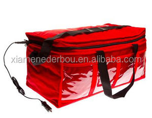 12V ısıtmalı götürün 5 Pizza sıcak gıda teslimat + soğuk içecek çantası - Product Image 6