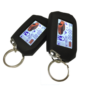 带发动机起动器的 2 路汽车防盗汽车报警系统，库存大 LCD 屏幕 - Product Image 1
