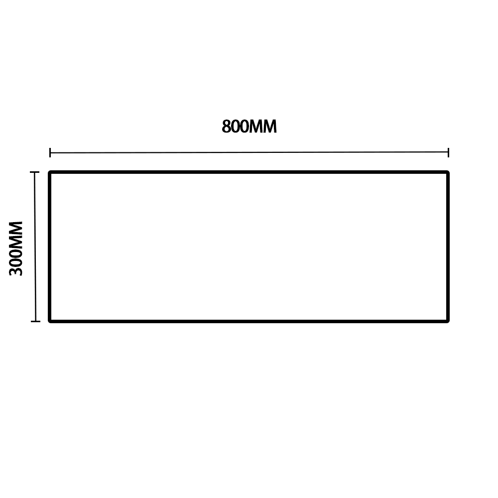 800 * 300 * 3 mm