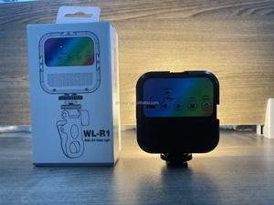ไฟ LED แบบพกพาสำหรับติดกล้อง Wl-r1แสงสี RGB ปรับอุณหภูมิได้ขนาดเล็กสำหรับกล้อง DSLR โทรศัพท์มือถือ - Product Image 3