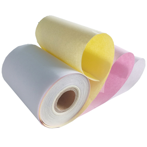 Papel de ordenador continuo sin carbón, hojas de papel de impresión NCR, 3 unidades, para facturas