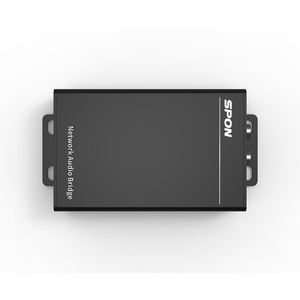 Amplificador de puente de audio IP de red SPON con PoE para conectar y combinar sistemas de audio analógicos y de red