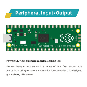 Raspberry Pi Pico Basic Starter Kit mit Bread board I2C LCD-Anzeige modul, 9g Mirco Servo für Raspberry Pi Pico