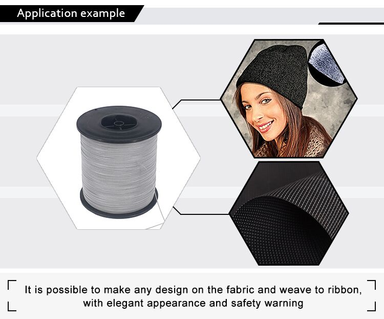 High quality reflective embroidery thread yarn