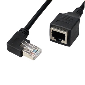 Elbow <strong>Type</strong> Gigabit Cat6 Ethernet Cable Extender with RJ45 Male Female Connector Used for Broadband <strong>Connection</strong> Computer <strong>Networks</strong> - Product Image 5