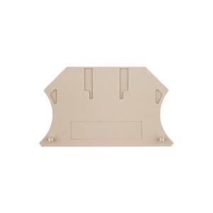 Weidmuller Wap 2.5-10ปลายแผ่นยึด PA66สีเบจสำหรับ W เทอร์มินัลบล็อกชุด1050000000ติดตั้งง่าย - Product Image 3