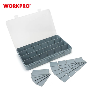 WORKPRO 15インチオープントップデザインツールバッグ、14個の内ポケットと8個の外ポケットセンタートレイ折りたたみ式ツール収納バッグ - Product Image 4