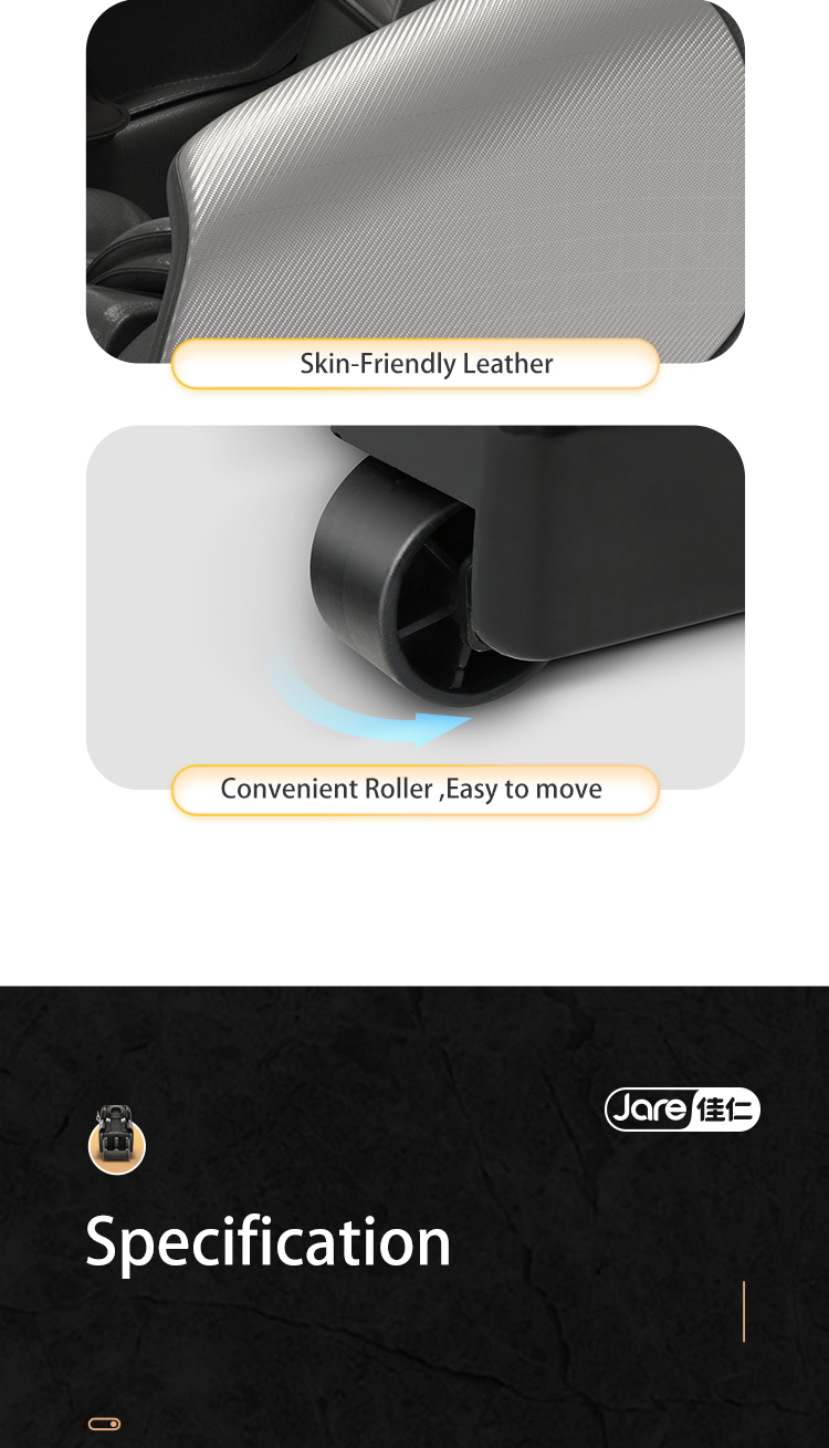 Jare 6699 Wholesale Vibration Zero Gravity Electric Heating Back Manipulator Roller Armchair Massage Chair